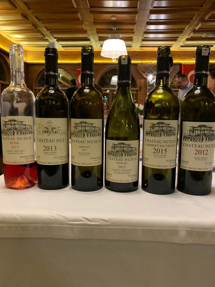 Chateau Nuzun Bursa Tadım Kulübü rose Nuz merlot syrah shiraz cabernet sauvignon
