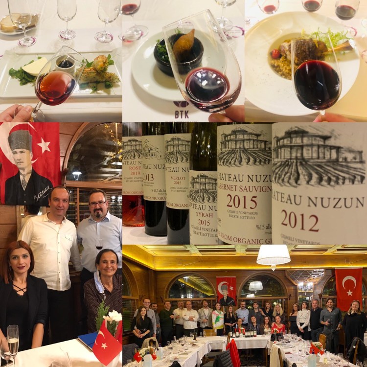 Chateau Nuzun Bursa Tadım Kulübü rose Nuz merlot syrah shiraz cabernet sauvignon