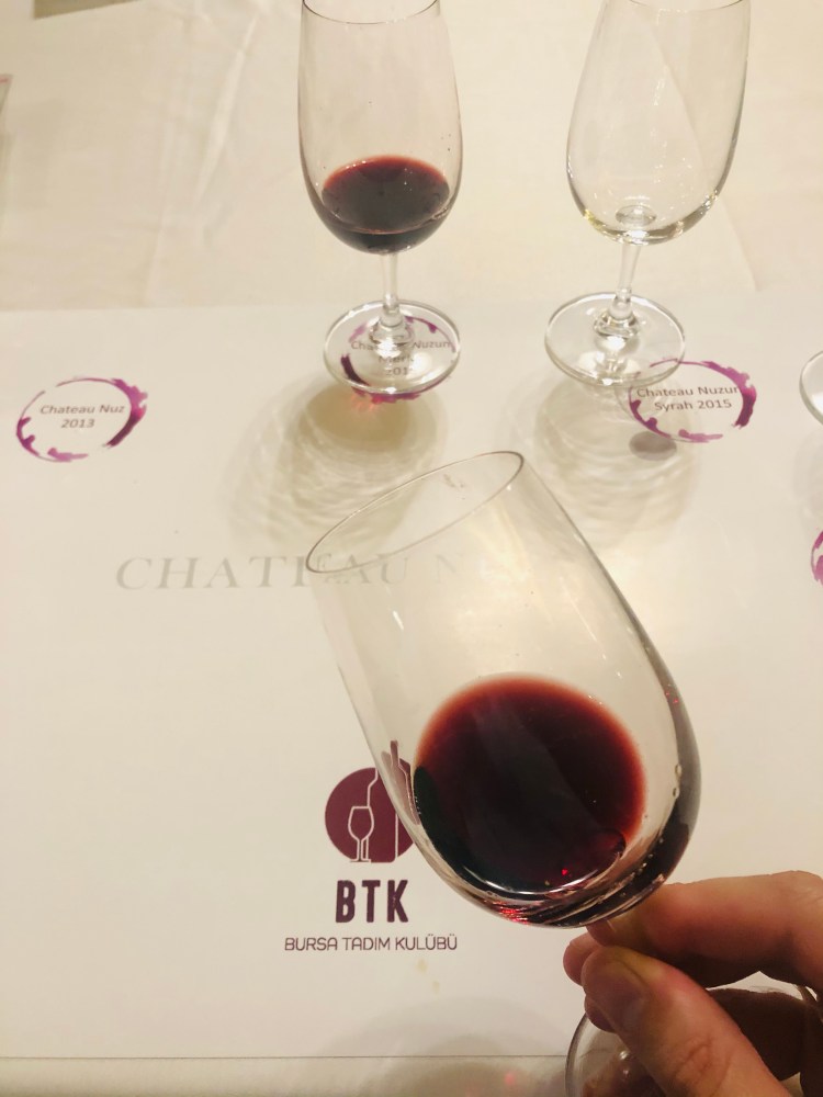 Chateau Nuzun Bursa Tadım Kulübü rose Nuz merlot syrah shiraz cabernet sauvignon