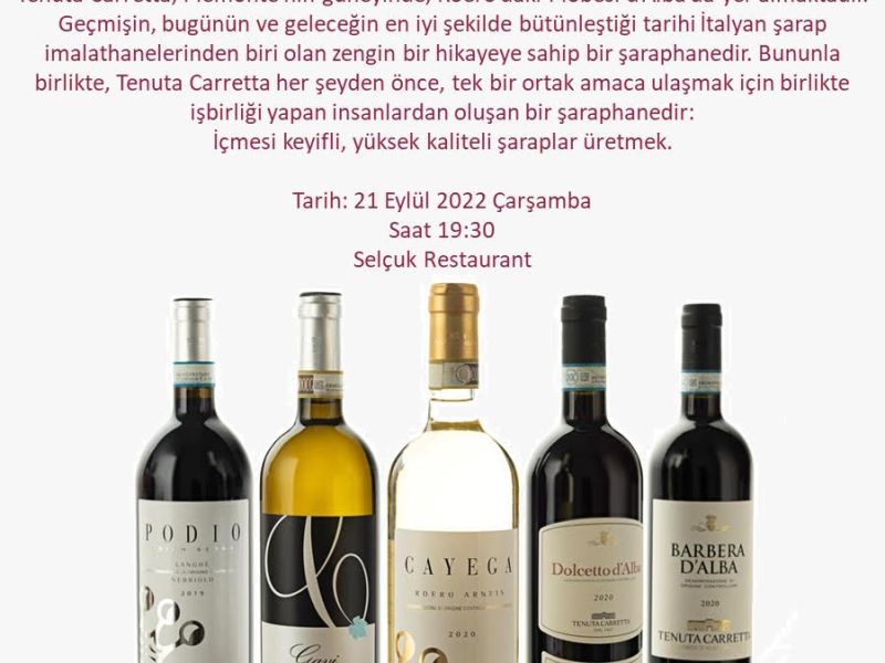Tenuta Carretta Tadımı